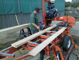 Woodmizer Sawmilling services in Berkshire and Oxfordshire