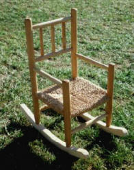Hand made childrens rocking chairs