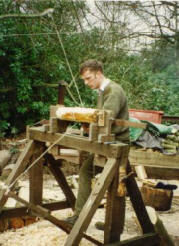 Clive Winson - Pole Lathe Turning demonstations for Schools, Clubs, Shows and Festivals